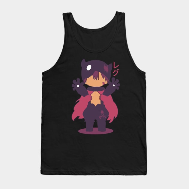 Made in Abyss Reg with Japanese Characters Tank Top by Animangapoi